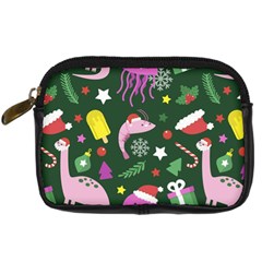 Colorful-funny-christmas-pattern   --- Digital Camera Leather Case by Grandong