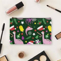 Colorful-funny-christmas-pattern   --- Cosmetic Bag (medium) by Grandong