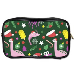 Colorful-funny-christmas-pattern   --- Toiletries Bag (one Side) by Grandong