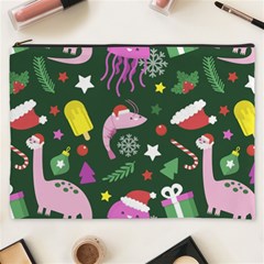 Colorful-funny-christmas-pattern   --- Cosmetic Bag (xxxl) by Grandong