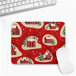 Christmas-new-year-seamless-pattern Small Mousepad Front