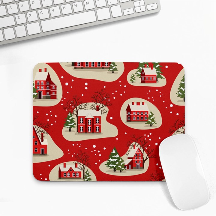 Christmas-new-year-seamless-pattern Small Mousepad