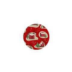 Christmas-new-year-seamless-pattern 1  Mini Buttons by Grandong