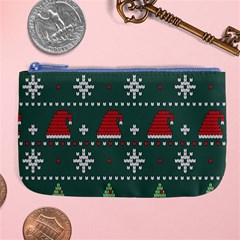 Beautiful-knitted-christmas-pattern -- Large Coin Purse by Grandong