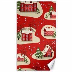 Christmas-new-year-seamless-pattern Canvas 40  X 72  by Grandong