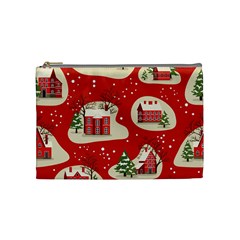 Christmas-new-year-seamless-pattern Cosmetic Bag (medium) by Grandong