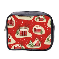 Christmas-new-year-seamless-pattern Mini Toiletries Bag (two Sides) by Grandong