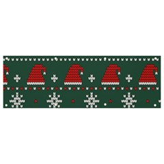 Beautiful-knitted-christmas-pattern -- Banner And Sign 9  X 3  by Grandong