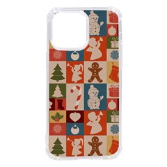 Cute Christmas Seamless Pattern Vector  - Iphone 14 Pro Max Tpu Uv Print Case by Grandong