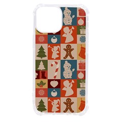 Cute Christmas Seamless Pattern Vector  - Iphone 13 Mini Tpu Uv Print Case by Grandong