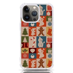 Cute Christmas Seamless Pattern Vector  - Iphone 13 Pro Tpu Uv Print Case by Grandong