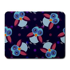 Owl-pattern-background Small Mousepad by Grandong