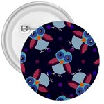 Owl-pattern-background 3  Buttons Front