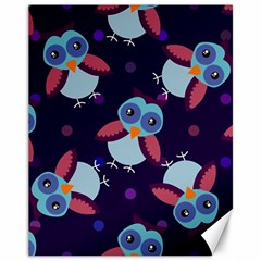 Owl-pattern-background Canvas 11  X 14  by Grandong