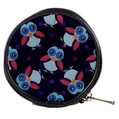 Owl-pattern-background Mini Makeup Bag by Grandong