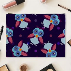 Owl-pattern-background Cosmetic Bag (xl) by Grandong