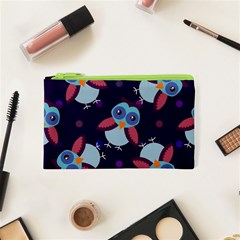 Owl-pattern-background Cosmetic Bag (xs) by Grandong