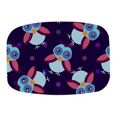 Owl-pattern-background Mini Square Pill Box by Grandong