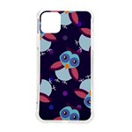 Owl-pattern-background iPhone 11 Pro Max 6.5 Inch TPU UV Print Case Front