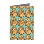 Owl Dreamcatcher Mini Greeting Card Left