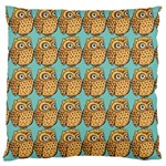 Owl Dreamcatcher Large Premium Plush Fleece Cushion Case (Two Sides) Front