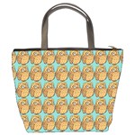 Owl-stars-pattern-background Bucket Bag Back