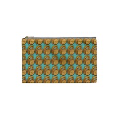 Owl-stars-pattern-background Cosmetic Bag (small) by Grandong