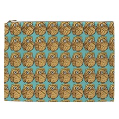 Owl-stars-pattern-background Cosmetic Bag (xxl) by Grandong