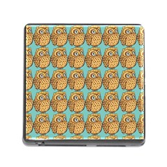 Seamless Cute Colourfull Owl Kids Pattern Memory Card Reader (square 5 Slot) by Grandong