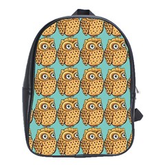 Owl Bird Cartoon School Bag (xl) by Grandong