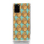 Seamless Cute Colourfull Owl Kids Pattern Samsung Galaxy S20Plus 6.7 Inch TPU UV Case Front