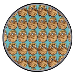 Owl-pattern-background Wireless Fast Charger(black) by Grandong