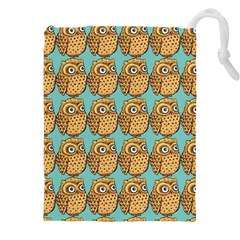 Owl Bird Cartoon Drawstring Pouch (5xl) by Grandong