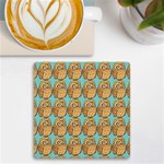 Owl Bird UV Print Square Tile Coaster  Front