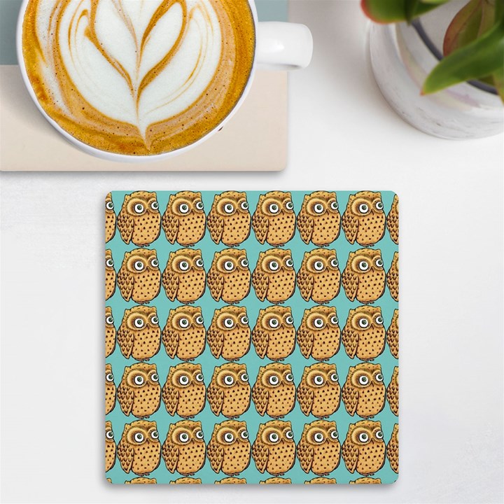 Owl Bird UV Print Square Tile Coaster 