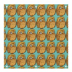 Owl Bird Banner And Sign 4  X 4  by Grandong