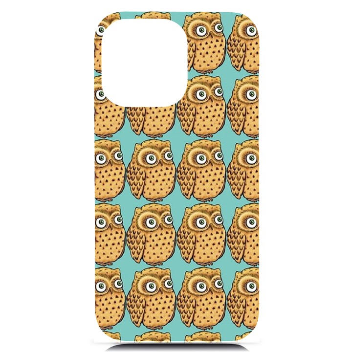 Owl Bird iPhone 14 Pro Max Black UV Print Case