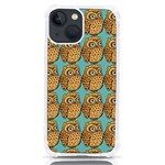 Owl Bird Pattern iPhone 13 mini TPU UV Print Case Front