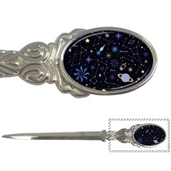 Starry Night  Space Constellations  Stars  Galaxy  Universe Graphic  Illustration Letter Opener by Grandong