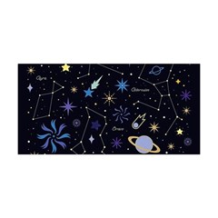 Starry Night  Space Constellations  Stars  Galaxy  Universe Graphic  Illustration Yoga Headband by Grandong