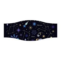 Starry Night  Space Constellations  Stars  Galaxy  Universe Graphic  Illustration Stretchable Headband by Grandong