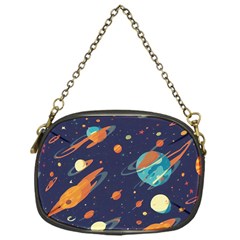 Space Galaxy Planet Universe Stars Night Fantasy Chain Purse (one Side) by Grandong