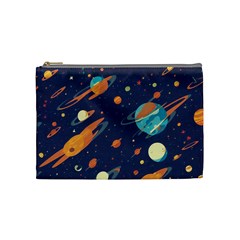 Space Galaxy Planet Universe Stars Night Fantasy Cosmetic Bag (medium) by Grandong