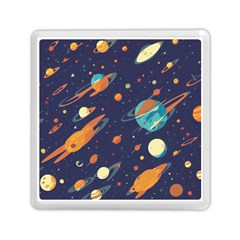 Space Galaxy Planet Universe Stars Night Fantasy Memory Card Reader (square) by Grandong