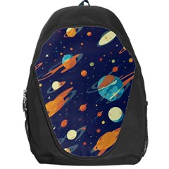 Space Galaxy Planet Universe Stars Night Fantasy Backpack Bag by Grandong