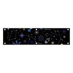 Starry Night  Space Constellations  Stars  Galaxy  Universe Graphic  Illustration Banner And Sign 4  X 1  by Grandong