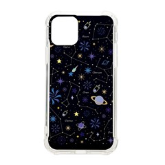 Starry Night  Space Constellations  Stars  Galaxy  Universe Graphic  Illustration Iphone 11 Pro 5 8 Inch Tpu Uv Print Case by Grandong