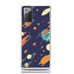 Space Galaxy Planet Universe Stars Night Fantasy Samsung Galaxy Note 20 TPU UV Case Front