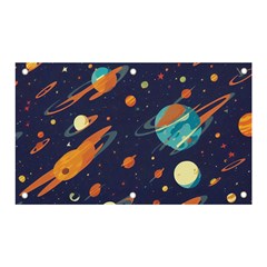 Space Galaxy Planet Universe Stars Night Fantasy Banner And Sign 5  X 3  by Grandong