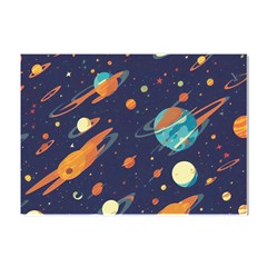 Space Galaxy Planet Universe Stars Night Fantasy Crystal Sticker (a4) by Grandong